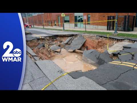 Major sinkhole opens overnight