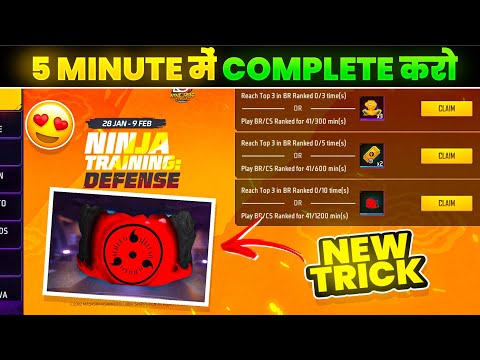 NINJA TRAINING DEFENSE EVENT KAISE COMPLETE KAREN | FREE SHARINGAN THEME GLOO WALL SKIN KAISE MILEGA