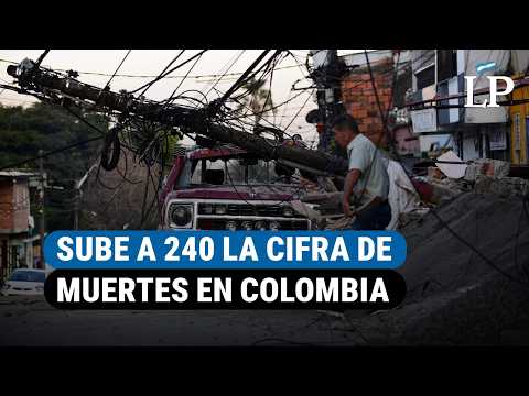 Sube a 240 la cifra de muertes en Colombia