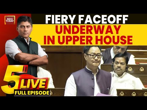 5Live With Gaurav Sawant: Fierce Debate On Waqf Bill In Rajya Sabha | JP Nadda Speech | Indo-Pak Row