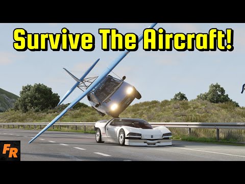 Survive The Aircraft! - BeamNG Drive