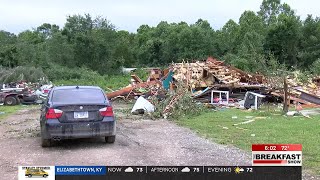 First look at storm/reported tornado damage in Jefferson County, Ill.