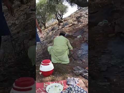 Chicken Tikka & Karahi On Mountains | Summer Trip Cooking With Cousin 😍🔥#SAQIBSHINWARI
