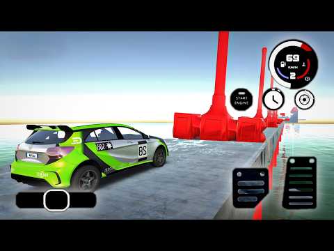 Cars vs Giant Hammers - DriveCSX Car Crash Simulator - Android Gameplay