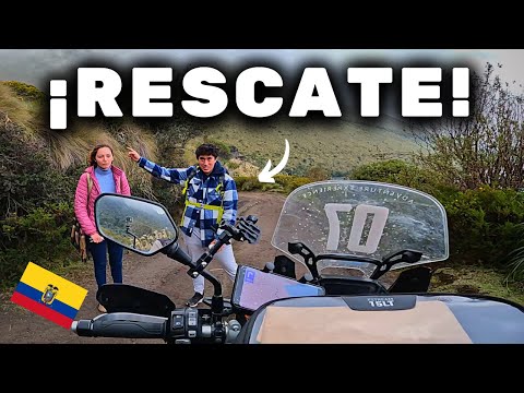 DESESPERADOS me PARAN pidiendo AYUDA en la MONTAÑA en ECUADOR  🇪🇨 / USHUAIA a ALASKA en MOTO/ Cap 78