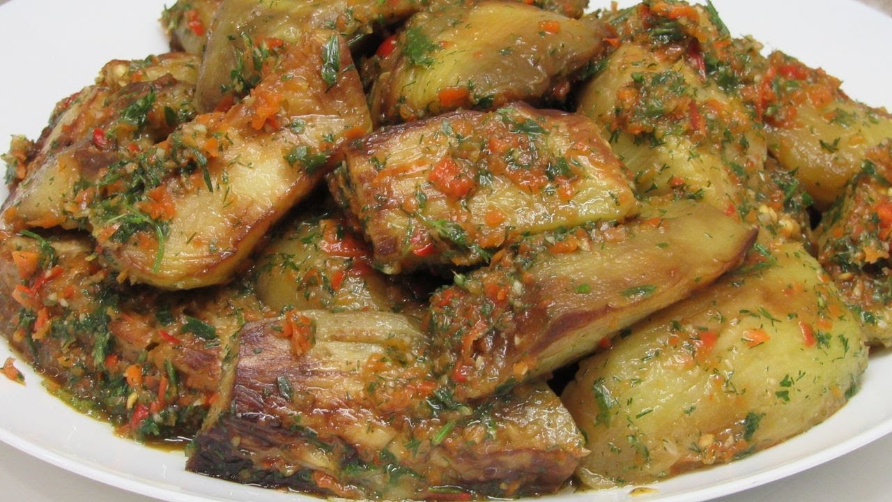 Жарим и кидаем в соус! Быстрая закуска из баклажанов - их любят все!