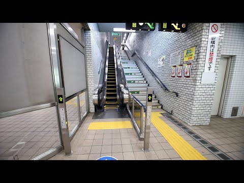 【東芝製】真駒内駅　昇りエスカレーター