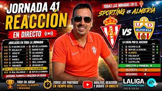 SPORTING GIJÓN vs ALMERÍA en DIRECTO | TODA la JORNADA 41 | LIGA HYPERMOTION 2025/2026