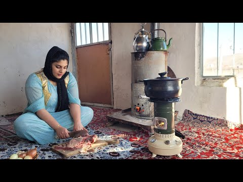 IRAN rural life in the mountains | Cooking lamb and salmon in western Iran | Nomadic lifestyle