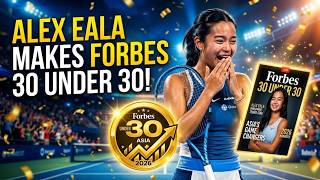Alex Eala Reacts to Forbes 30 Under 30 Asia 2026 Honor | Tennis Star's Emotional Response