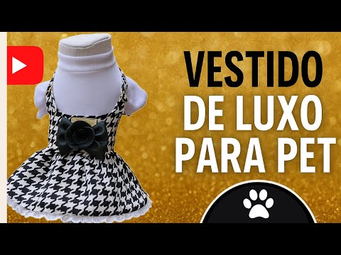 Como Fazer Vestido Pet Luxo | Passo a Passo Fácil e Sofisticado para Cães e Gatos