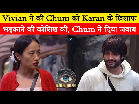 Vivian Dsena tried to instigate chum against Karan,Chum gave a befitting reply