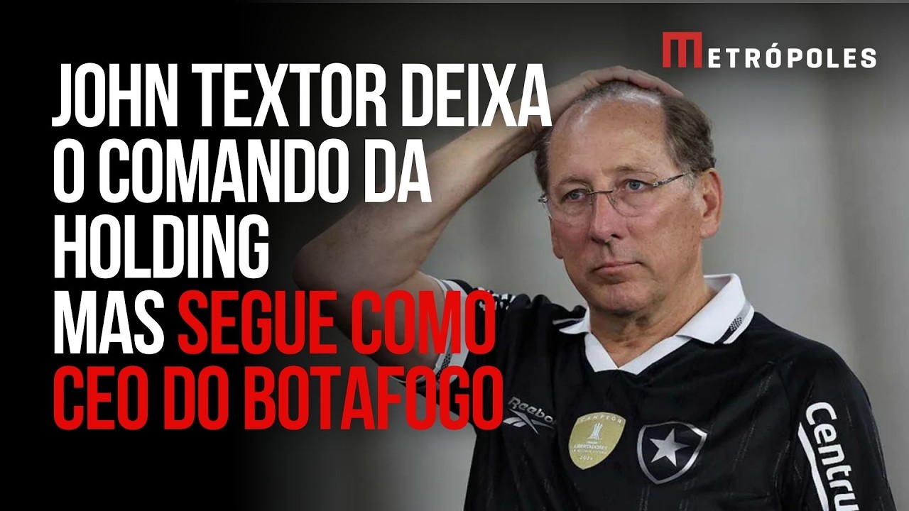 John Textor deixa o comando da holding que detém o Botafogo