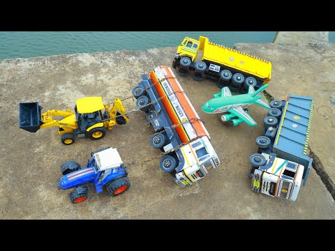 Volvo Dumper Mahindra Dumper Swaraj Petrol Tipper @ccident Pulling Out Tractor airplane JCB ? CSToy
