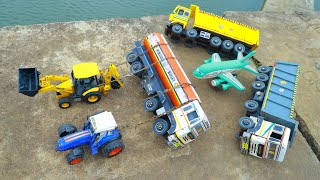 Volvo Dumper Mahindra Dumper Swaraj Petrol Tipper @ccident Pulling Out Tractor airplane JCB ? CSToy