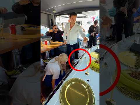 Arrogant Guest Mocks Yacht Staff and Gets What He Deserves!  #shorts