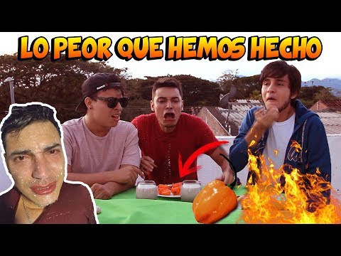 PROBANDO CHILE HABANERO CON EL REAL TEAM *Sale muy mal* - TATTOXTREME