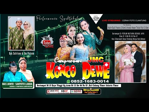 🔴CAMPURSARI JMC KONCO DEWE || WEDDING HALIM & ANZELA || SANGKAN PARAN Sound System 02