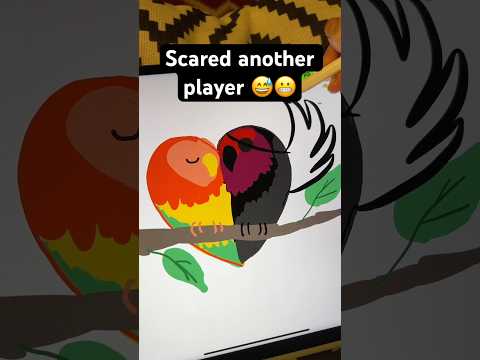 Scared another player #artworkout #drawing #draw #ipadgameplay