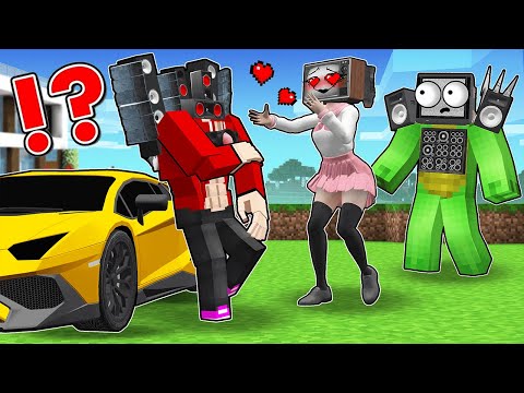 TV WOMAN fell for rich JJ and broke up with Mikey in Minecraft - Maizen