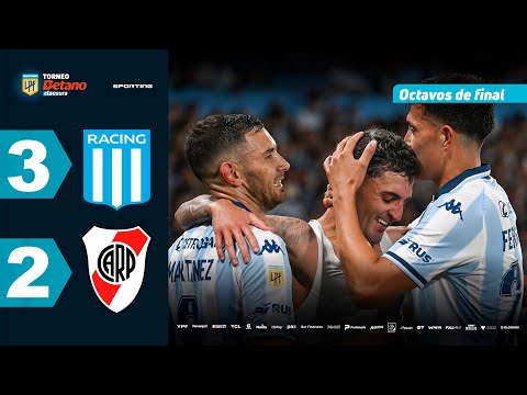 RACING 3 - 2 RIVER | Resumen del partido | #TorneoBetano Clausura 2025