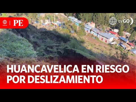 Evaluación de deslizamiento en Huancavelica: familias en alerta | Primera Edición | Noticias Perú