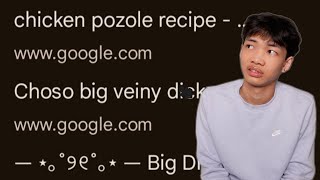 LEAVE CHOSO ALONE|Reacting to YOUR Search History