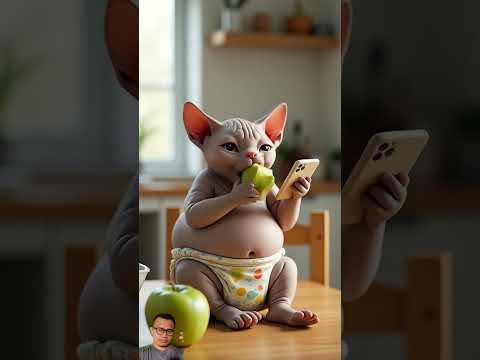 Lucu kucing sering main hp #funny #cat #kucing #kucinglucubandung