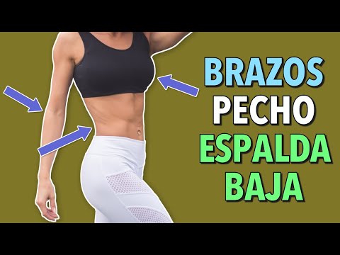 ESPALDA BAJA + BRAZOS + PECHO: ENTRENAMIENTO 3 EN 1 PARA PERDER LA GRASA REBELDE