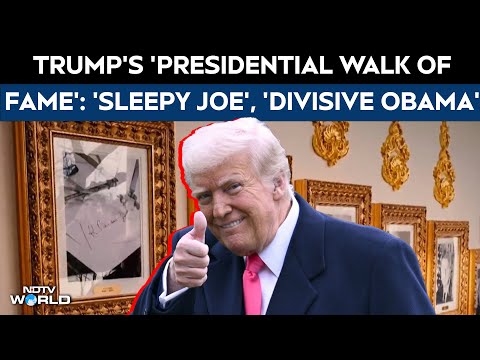 Inside Trump's 'Presidential Walk of Fame': 'Sleepy Joe', 'Divisive Obama'