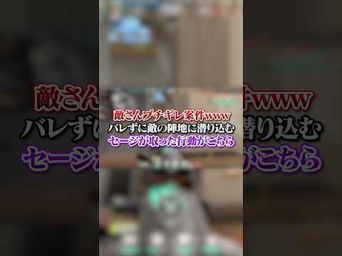 【VALO】敵さんブチギレ案件ｗｗｗバレずに敵の陣地に潜り込むセージが取った行動がこちら#valo #valorant #fyp #おすすめ #tiktok #ゲーム #shorts