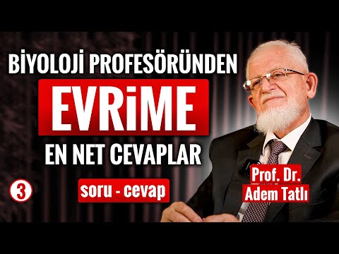 Biyoloji Profesöründen Evrime En Net Cevaplar - Soru Cevap - Prof. Dr. Adem Tatlı - My Rahle