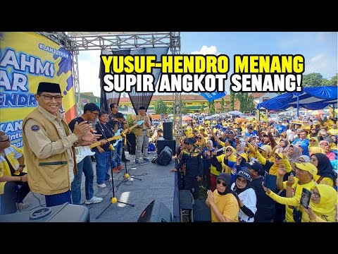 Yusuf-Hendro Menang, Supir Angkot Senang!