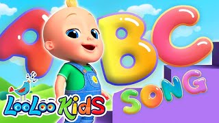 The ABC Song - Nursery Rhymes with Lyrics! Entertaining Kids Songs!