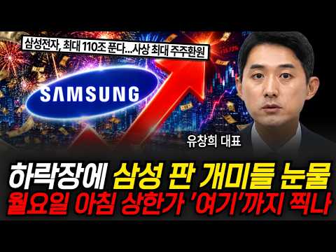 하락장에 삼성 판 개미들 눈물, 월요일 아침 상한가 '여기'까지 찍나 (유창희 대표 / 2부)