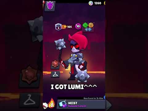 I GOT LUMI 🤘 #brawlstars #brawl #brawlerswhennotbrawling #supercell