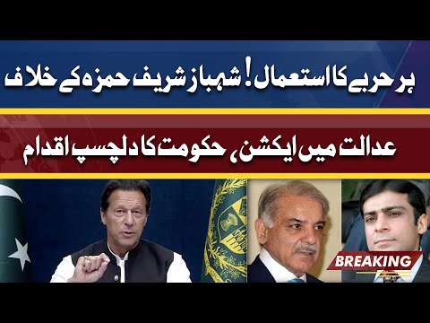 Hamza Or Shehbaz Sharif Ki Bail Cancel Ki Jayen | PTI Govt Ka Court Ma Action