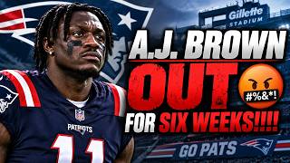 Patriots Lose Star WR A.J. Brown For At Least 6 Weeks