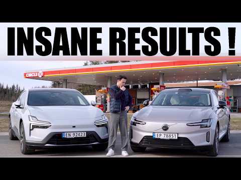 Volvo ES90 vs Polestar 4 | RANGE TEST @120KPH (75MPH) Volvo ES90 vs Polestar 4 | RANGE TEST @120KPH (75MPH)
