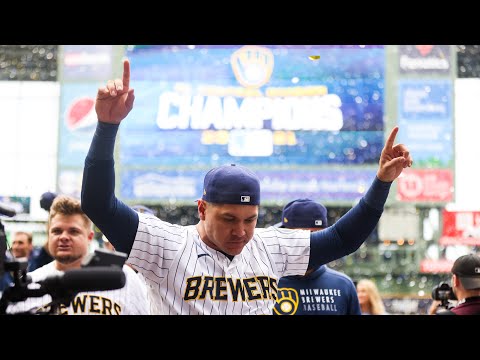 NL Central CHAMPS! Brewers clinch 2021 division title! video clip