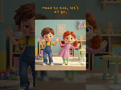 Touch <strong>Your</strong> Head | Sing and Move with <strong>Us</strong> #shorts #kidssongs #actionrhymes
