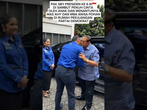 MAS AHY SAMBUT AYAHANDA TERCINTA BAPAK SBY PRESIDEN 🇮🇩 KE 6 #susilobambangyudhoyono #ahy