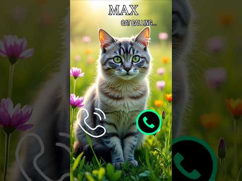 Max Cat Calling 😮#ringtone #cat #babygirl #youtubeshorts #catlovers #viralvideo #mi #gato #shorts
