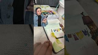 #art #paint #watercolor #hudaart #رسم #فن #الوان