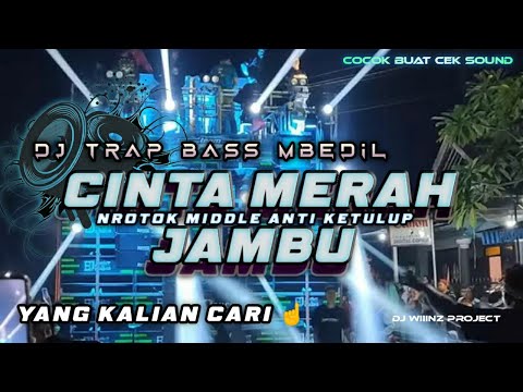 DJ CINTA MERAH JAMBU NROTOK BASS MBEDIL 😈VIRAL TIKTOK!!! ( Cinta Lahir Batin )