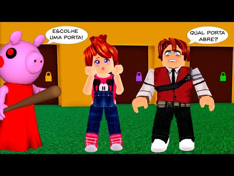 PIGGY! NÃO ESCOLHA A PORTA ERRADA NO ROBLOX!