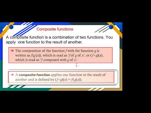 Mastering Composite Functions: A Step-by-Step Guide |  New curriculum | S.4  | Lesson 2