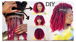 DIY How To Do Mini Fluffy/ Loose Twists Using Afro Kinky Braiding Hair