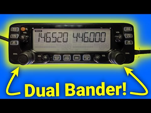 Ham Radio: Icom 2730A Dual Band Transceiver Overview and Demo