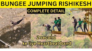 Tried Bungee Jumping For The First Time😅 | Bungee Jumping In Rishikesh  Price & Information
